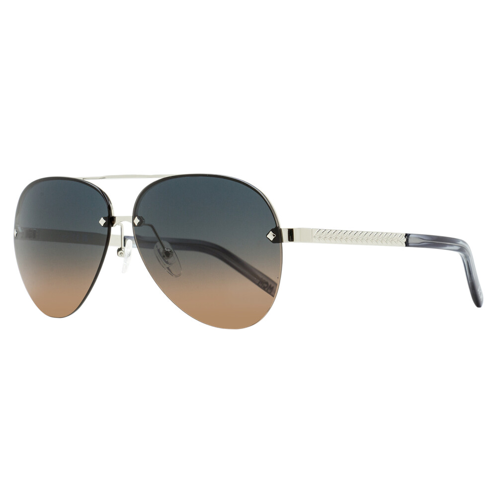 MCM Rimless Pilot Sunglasses MW0027-H 15W Ruthenium/Gray 63mm